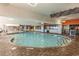 Bright and inviting indoor pool area, perfect for swimming and recreation year-round at 7200 Ocean Blvd. N # 254, Myrtle Beach, SC 29572