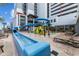 Fun waterpark featuring slides, splash features, and a playful submarine for Gathering entertainment at 7200 Ocean Blvd. N # 254, Myrtle Beach, SC 29572