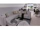 Attic bonus room featuring sectional sofa, beanbag chair, desk and work space at 409 N Highland Way, Myrtle Beach, SC 29572