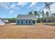 The back exterior features a simple design with windows, a sliding glass door, and a view of the yard at 4723 Huckleberry Ln., Conway, SC 29526