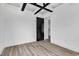 Bright bedroom with a decorative ceiling and vinyl floors at 835 Waterton Ave., Myrtle Beach, SC 29579