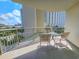 Inviting balcony with seating, perfect for relaxing and enjoying views of the surrounding property at 9994 Beach Club Dr. # 205, Myrtle Beach, SC 29572