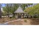 Relaxing gazebo nestled in a landscaped garden at 11 Valencia Circle, Myrtle Beach, SC 29572