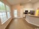 Bright kitchen and breakfast nook area with tile floors and stainless steel appliances at 2549 Sugar Creek Ct., Myrtle Beach, SC 29579