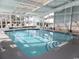 Indoor heated pool with plenty of seating at 9840 Queensway Blvd. # 330, Myrtle Beach, SC 29572