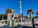 A bright and cheery waterpark with slides, splash areas and lounge chairs for a fun vacation experience at 6001 - 5410 S Kings Hwy., Myrtle Beach, SC 29575