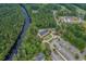 Aerial view of community center near waterway at 790 Caines Landing Rd., Conway, SC 29526