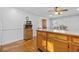 Kitchen features wood cabinets, a breakfast bar, and ample counter space at 1861 Jenerette St., Mullins, SC 29574