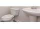 Clean bathroom with pedestal sink and toilet at 315 Acosta Circle, Conway, SC 29527