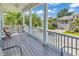 Porch features wood floors and view of neighborhood at 4989 Salt Creek Ct., North Myrtle Beach, SC 29582