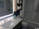 Full bathroom with shower and illuminated mirror at 7100 N Ocean Blvd. # 1023, Myrtle Beach, SC 29572
