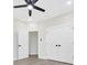 Light and airy bedroom with double doors and ceiling fan at 4336 Parkland Dr., Myrtle Beach, SC 29579