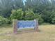 Outdoor sign for the Michael Morris Graham Aynor Area Athletic Complex in a wooded area at 2275 King Farm Rd., Aynor, SC 29511