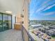 This balcony features a stunning view of the community at 9650 Shore Dr. # 1906, Myrtle Beach, SC 29572