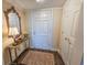 Inviting entryway with stylish decor, a console table, and a patterned rug at 9650 Shore Dr. # 1906, Myrtle Beach, SC 29572