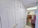 Hallway with ample closet space leading into the main living area at 9650 Shore Dr. # 1906, Myrtle Beach, SC 29572