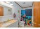 Cozy bathroom with a white vanity, neutral countertop, and a colorful sea life shower curtain at 305 Resort Dr. # C12, Myrtle Beach, SC 29588