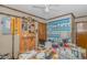 Bedroom area with a ceiling fan and closet space for comfort at 305 Resort Dr. # C12, Myrtle Beach, SC 29588