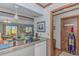 Practical kitchen featuring essential appliances, countertop space and view to the dining and living room at 305 Resort Dr. # C12, Myrtle Beach, SC 29588