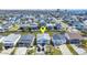 Captivating aerial perspective of a home surrounded by serene canal views and ample parking, a waterfront delight at 404 32Nd Ave. N, North Myrtle Beach, SC 29582