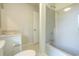 Bathroom with shower/tub combo and a vanity at 1437 Shoreline Dr., Myrtle Beach, SC 29577