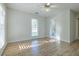 Bright bedroom with wood floors and ceiling fan at 1437 Shoreline Dr., Myrtle Beach, SC 29577