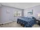 Cozy bedroom with double bed, window, and neutral color scheme at 2500 N Ocean Blvd. # 616, North Myrtle Beach, SC 29582