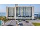 Oceanfront building, multiple levels, parking area, and ocean view at 2500 N Ocean Blvd. # 616, North Myrtle Beach, SC 29582