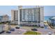 Oceanfront building, multiple levels, parking area, and ocean view at 2500 N Ocean Blvd. # 616, North Myrtle Beach, SC 29582