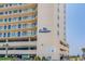 The Oceans building exterior showcases beachside condo living at 2500 N Ocean Blvd. # 616, North Myrtle Beach, SC 29582