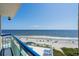 Breathtaking ocean view from balcony, overlooking beach and pool area at 2500 N Ocean Blvd. # 616, North Myrtle Beach, SC 29582