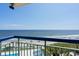 Stunning ocean view from private balcony, featuring beach and boardwalk at 2500 N Ocean Blvd. # 616, North Myrtle Beach, SC 29582