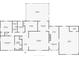 Detailed floor plan showcasing the layout of the house with measurements for rooms like kitchen, bedrooms, living room and bathrooms at 4935 Meadow St., Loris, SC 29569
