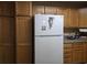 Kitchen featuring a refrigerator and beautiful cabinetry providing ample storage space at 938 Fox Hollow Rd., Conway, SC 29526
