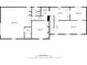 Detailed first-floor plan showcasing a Gathering room, kitchen, living room, bedroom, and two bathrooms layout at 3747 Bakers Chapel Rd., Aynor, SC 29511