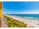 Gorgeous ocean view from a balcony in a beachside condo at 6900 N Ocean Blvd. # 812, Myrtle Beach, SC 29572