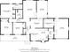Floor plan showing the layout of the house including room dimensions at 104 Sprucewood Ct., Myrtle Beach, SC 29588