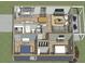 Detailed 3D floor plan showcasing the layout of the home at 74 Greentown Rd., Georgetown, SC 29440