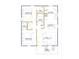 Detailed 2D floor plan showcasing the layout of the home at 74 Greentown Rd., Georgetown, SC 29440