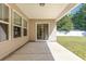 Patio area offering outdoor seating and overlooking a yard at 195 Leadoff Dr., Myrtle Beach, SC 29588