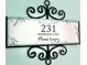 Elegant door sign with 'Welcome' and unit number '231' at Mermaid Cove at 5905 S Kings Hwy. # 231, Myrtle Beach, SC 29577