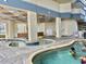 Indoor pool featuring a lazy river design with access to an outdoor pool area at 2504 N Ocean Blvd. # 734, Myrtle Beach, SC 29577