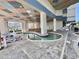 Beautiful outdoor pool area featuring comfortable lounge chairs, modern design, and elegant tile work at 2504 N Ocean Blvd. # 734, Myrtle Beach, SC 29577