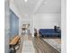 Inviting entryway with wood floors, storage, and a clear view into the dining area at 128 Caveson Way, Conway, SC 29526