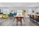 Open-concept living area with view of the dining area and kitchen at 128 Caveson Way, Conway, SC 29526