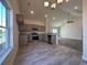 Modern kitchen featuring gray cabinetry, stainless steel appliances, and stone countertops at 1248 Wehler Ct., Conway, SC 29526