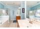 Relaxing bathroom with double sinks, garden tub, and separate shower at 136 Glenmoor Dr., Conway, SC 29526