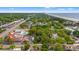 Wide aerial shot of a scenic neighborhood near the beach with lush greenery and various property types at 412 29Th Ave. N, Myrtle Beach, SC 29577