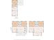 Detailed floor plan showcasing the layout of the home, including bedrooms, kitchen, and living room at 412 29Th Ave. N, Myrtle Beach, SC 29577