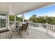 Spacious deck with outdoor seating, and serene views of foliage at 6001 - N14 S Kings Hwy., Myrtle Beach, SC 29575